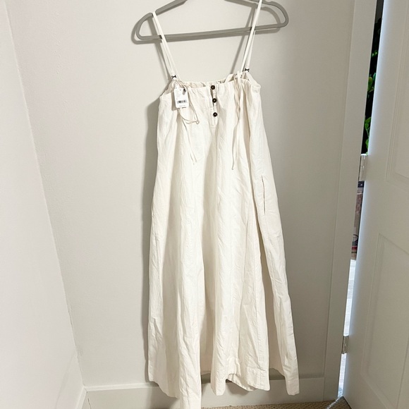 Free People Cream/ Off White Maxi Dress NWT - Picture 11 of 13